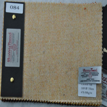beige made to measure tweed fabric for making women's overcoating